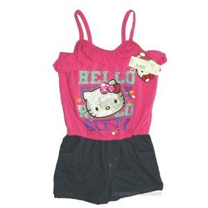 Girls Hello Kitty Outfit Romper One Piece